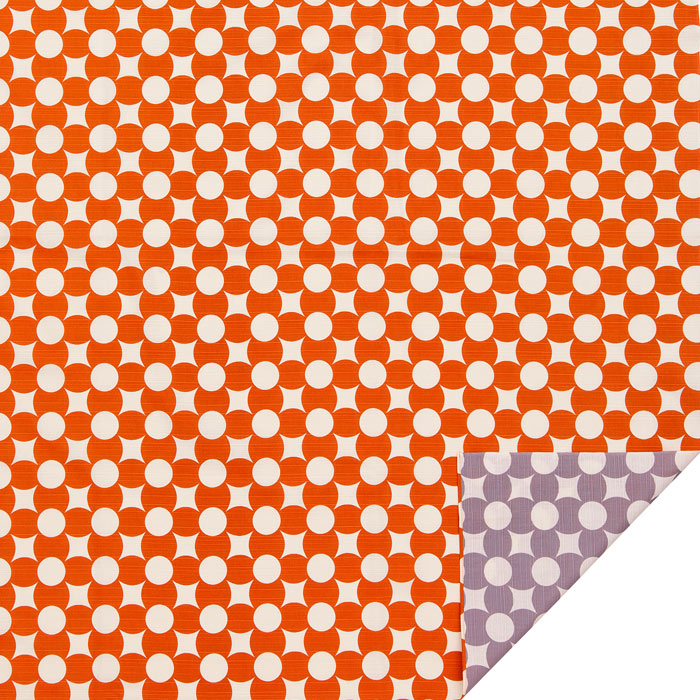 103cm幅/七宝/オレンジ