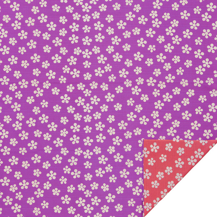 103cm幅/利休梅/紫