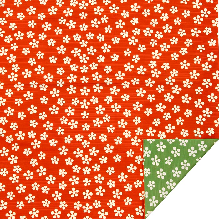 103cm幅/利休梅/赤