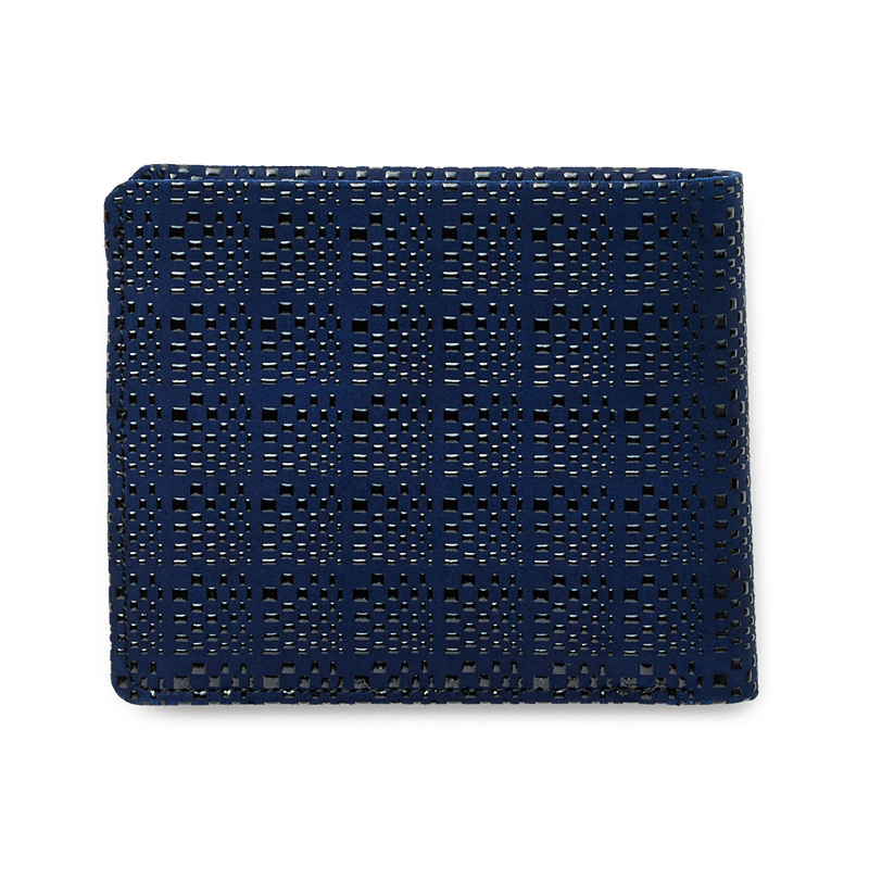 紺地×黒漆 変わり市松