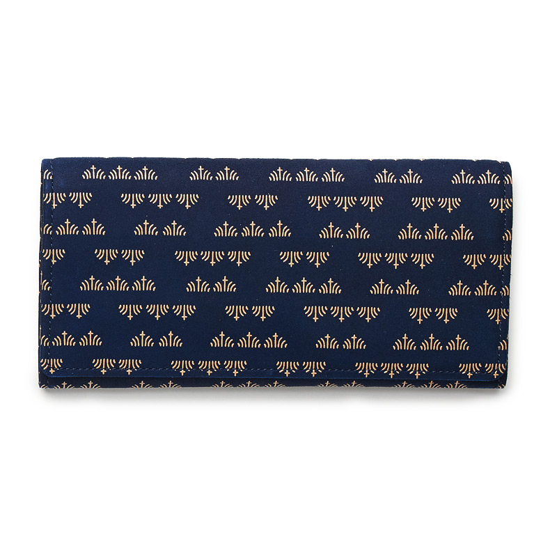 紺地×白漆 菖蒲