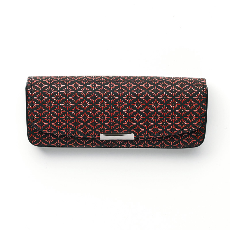 黒地×赤漆 菱菊